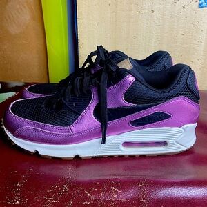 Metallic Purple Nike Air Max Sneakers Size 9